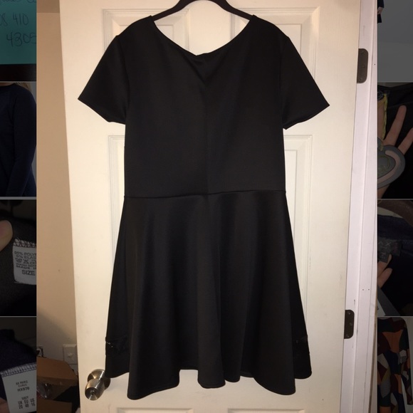Club L Plus Lace Insert Skater Dress - NWT - Picture 6 of 8